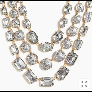 J. Crew Factory Crystal Statement Necklace